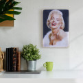 Постер "Marilyn Monroe. Мерілін Монро. Портрет на голубому фоні"
