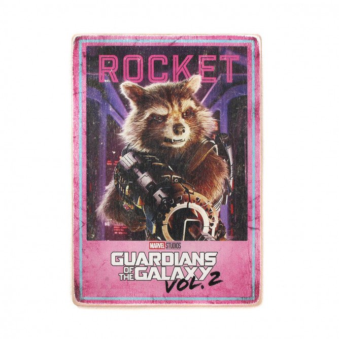 Постер "Guardians of the Galaxy 2. Вартові Галактики 2. Єнот Ракета"