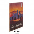 Постер "Los Angeles. Лос-Анджелес. Місяць. Арт"