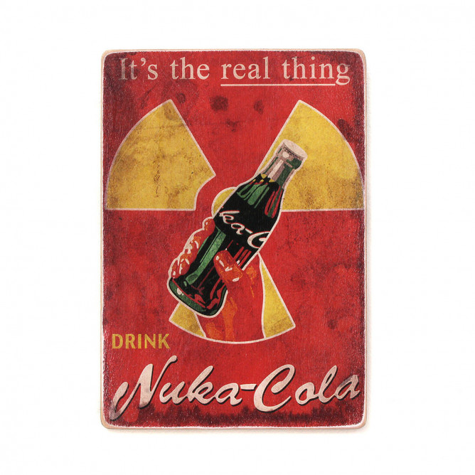 Постер "Fallout. It's the real thing. Nuka Cola"