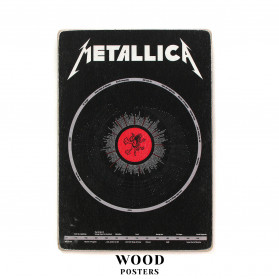 Постер "Metallica. Металліка. Чорна платівка"