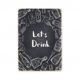 Постер "Let's drink"