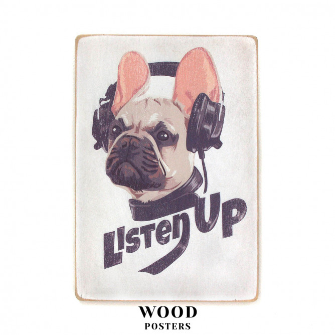 Постер "Listen up"