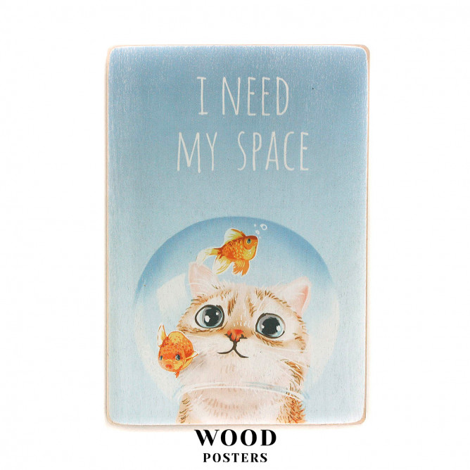 Постер "I need my space"