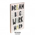 Постер "Dream big work hard"